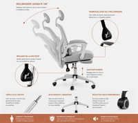 Chaise de Bureau Ergonomique | Chaise gaming | fauteuil ergonomique | télétravail | fauteuil ergonomique | POSTAVIO