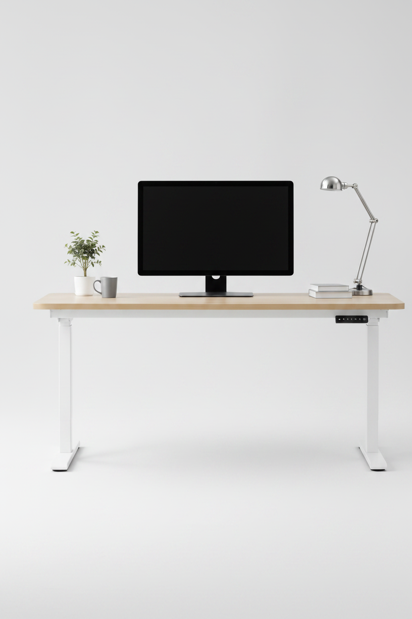 Bureau sans chaise ni personne